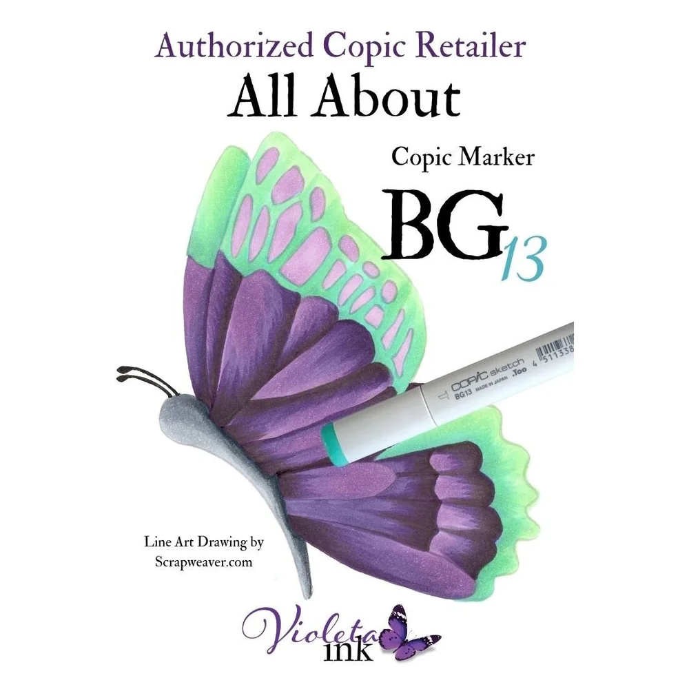 BG13 - Copic Sketch Marker Mint Green — Violeta Ink